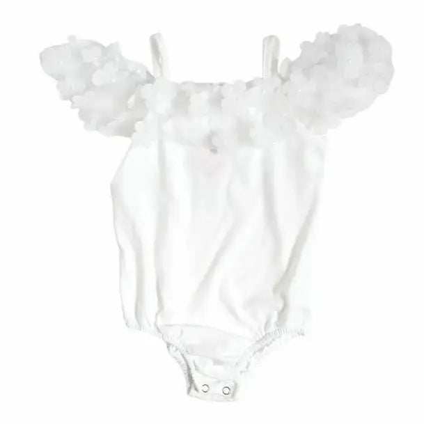 Bristol Appliqué Off-Shoulder Leotard