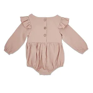 Linen Flutter Sleeve Romper