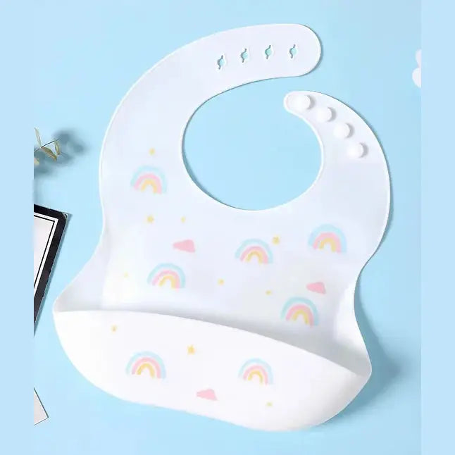 Rainbow Silicon Bib