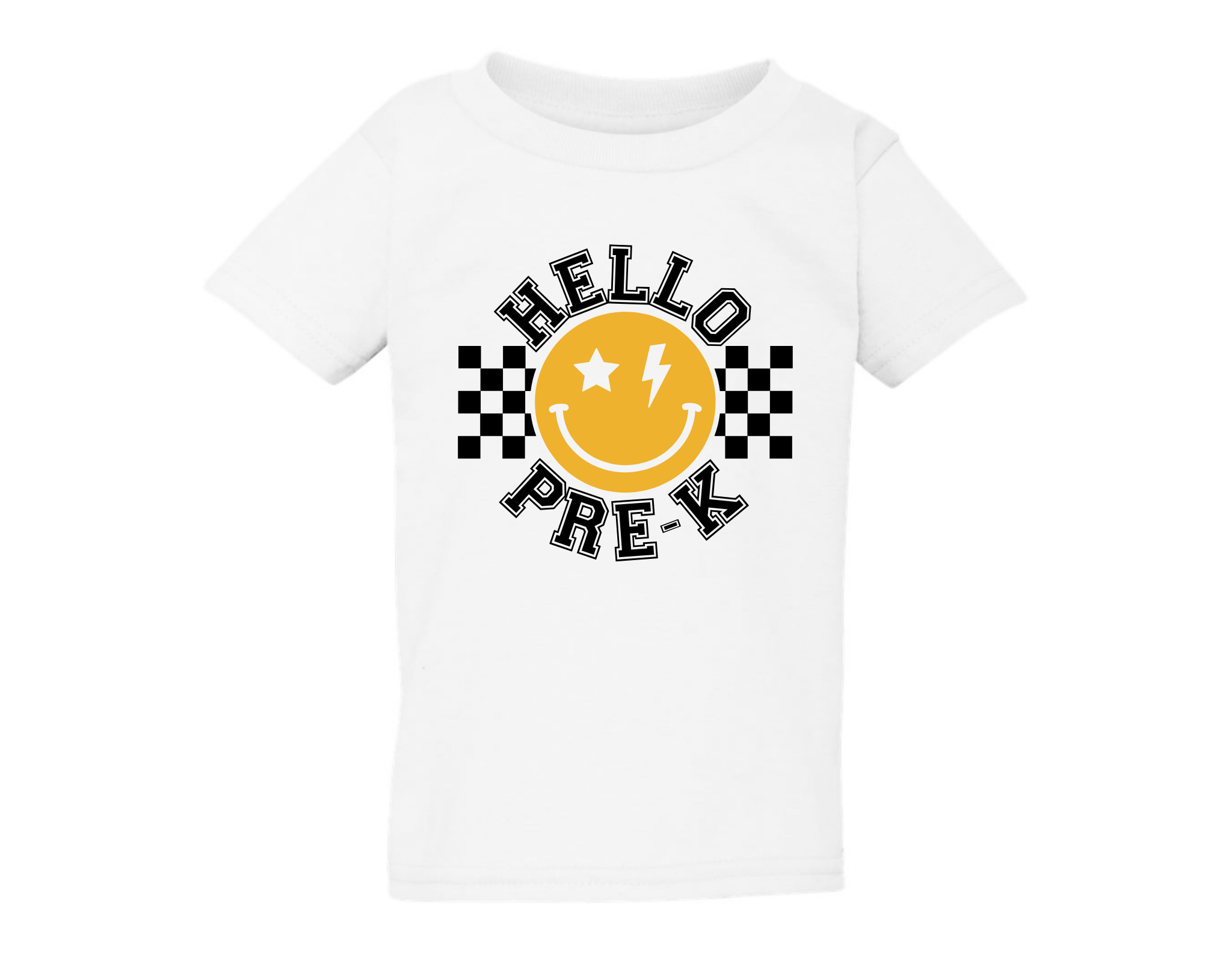 "Hello __ Grade" Retro Back To School Tee