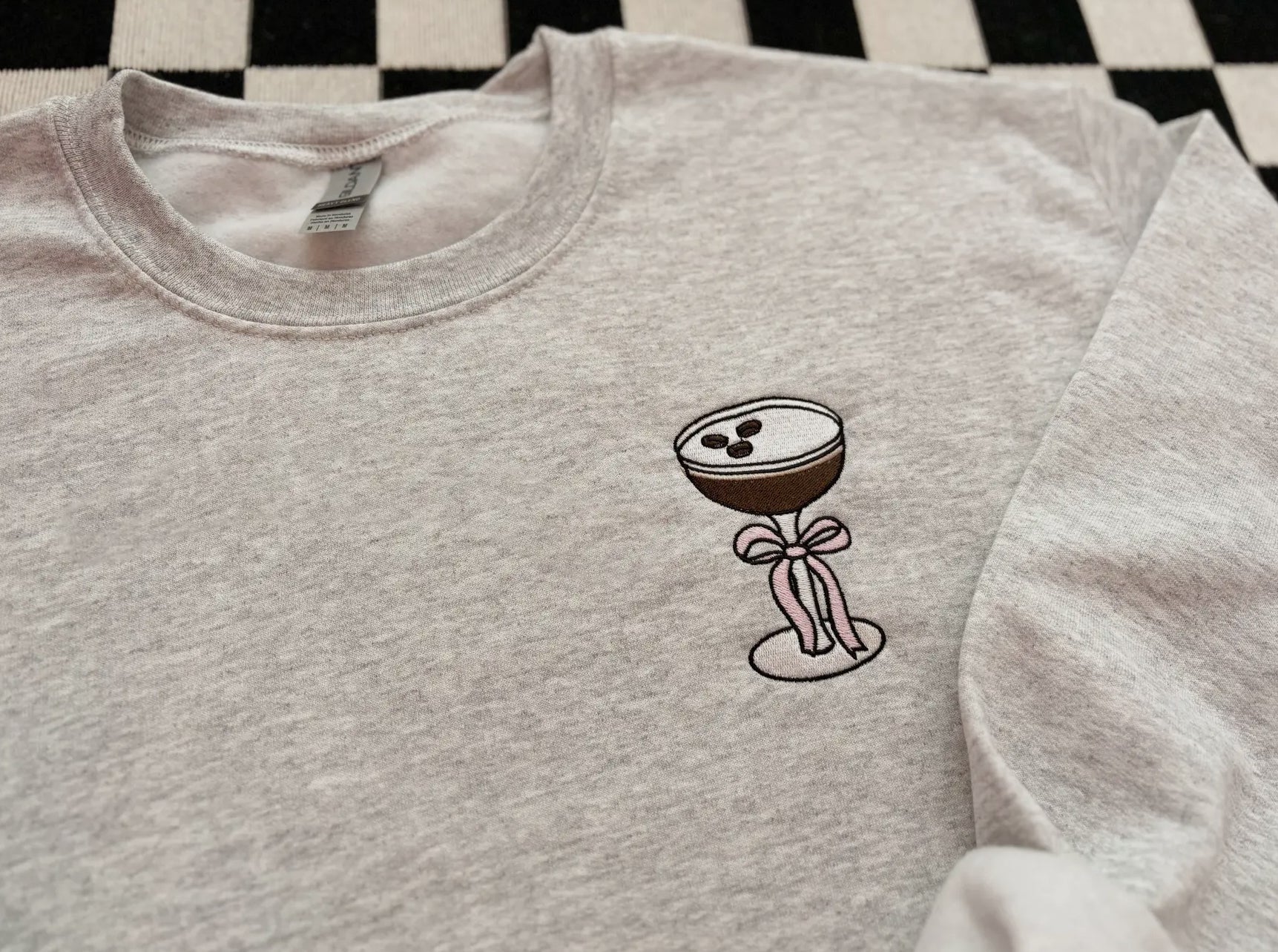 Espresso Martini Embroidered Sweatshirt
