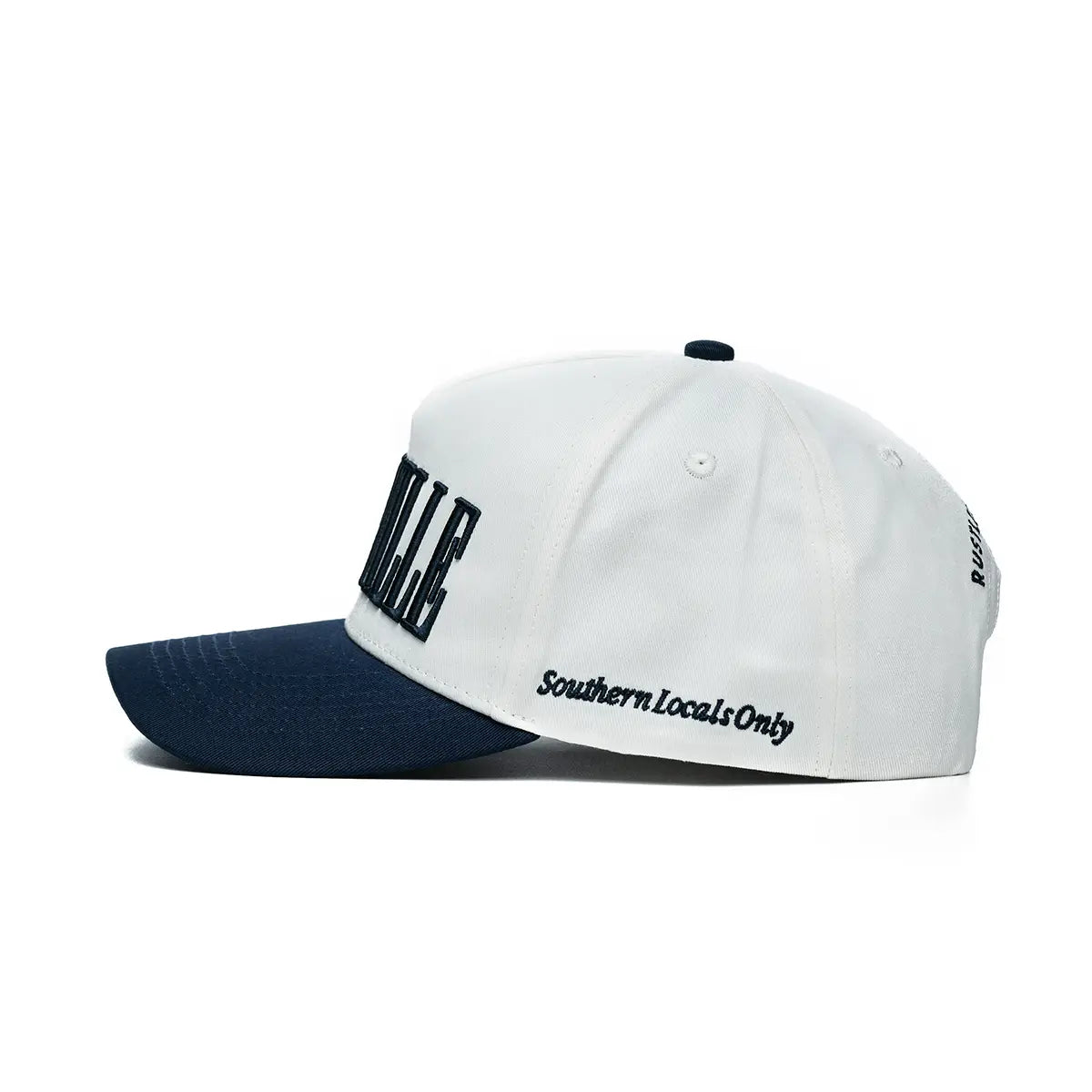 Navy Nashville Bubble Embroidery Trucker Hat