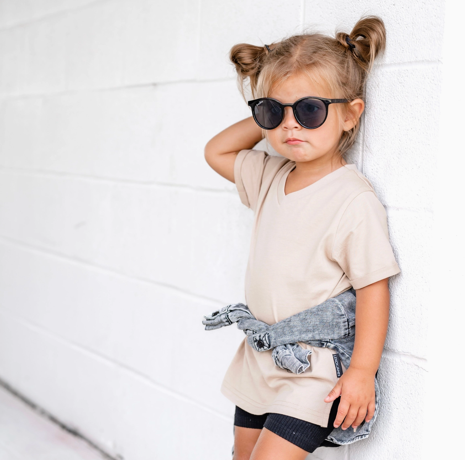 V-Neck Tee - Coffee