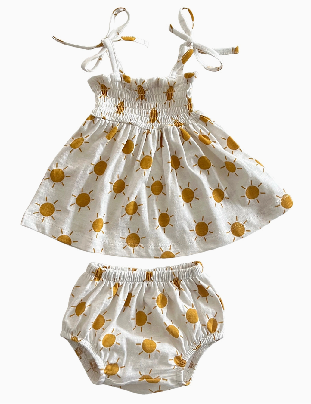 Sun / Organic Smocked Set