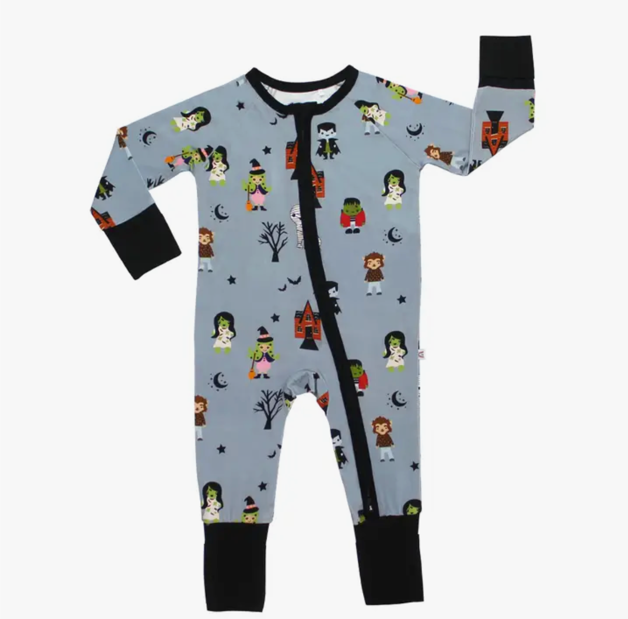 Monster Party Halloween Bamboo Pajamas