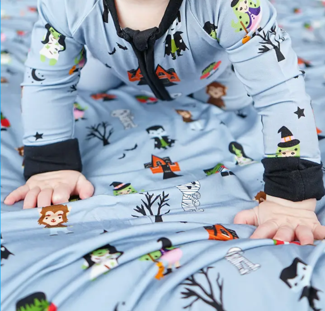 Monster Party Halloween Bamboo Pajamas