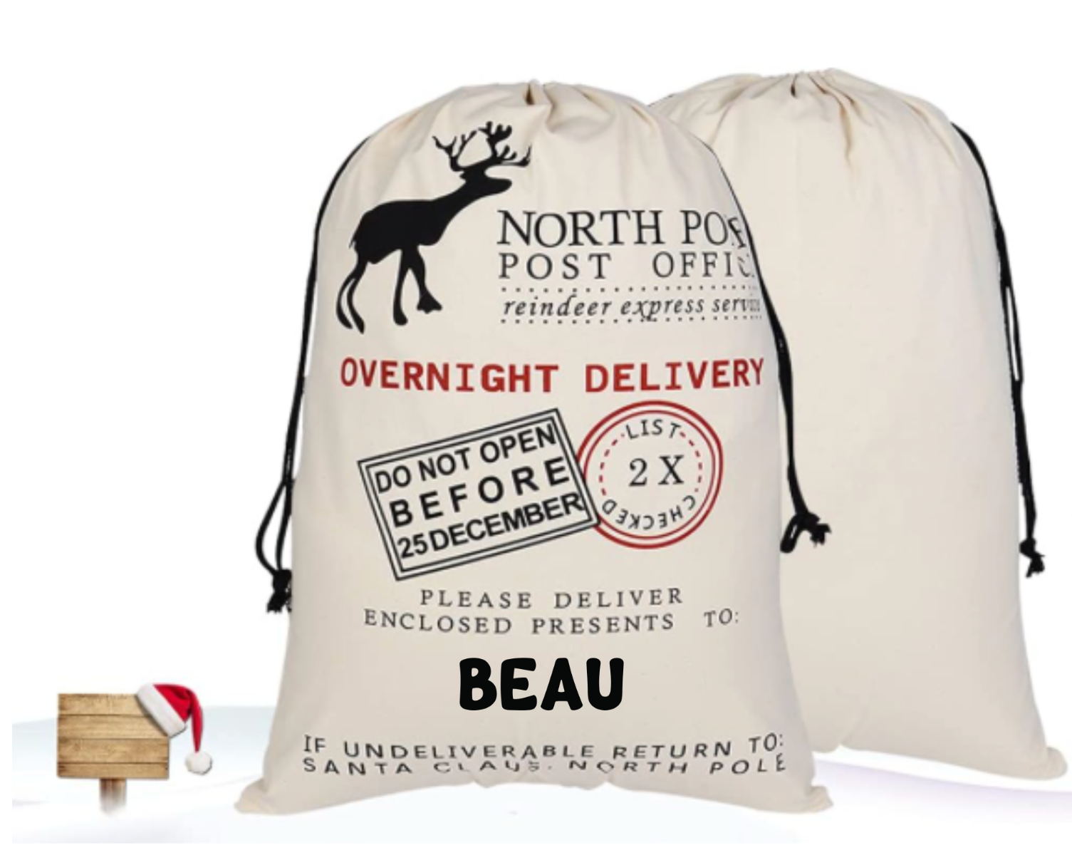 Personalized Santa Sacks
