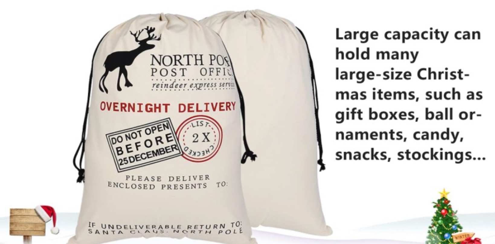 Personalized Santa Sacks