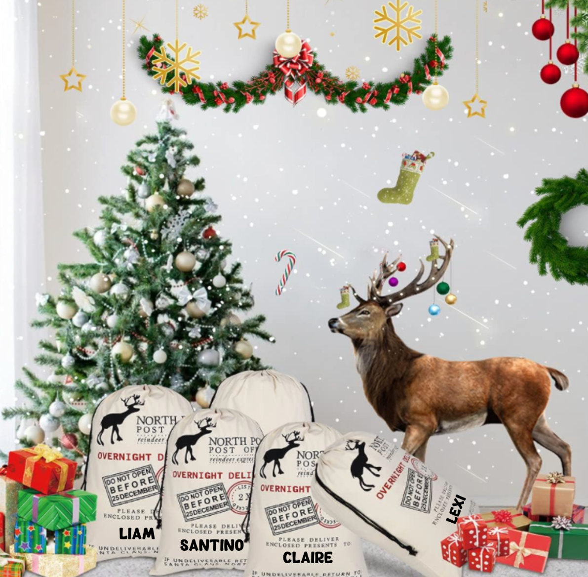 Personalized Santa Sacks