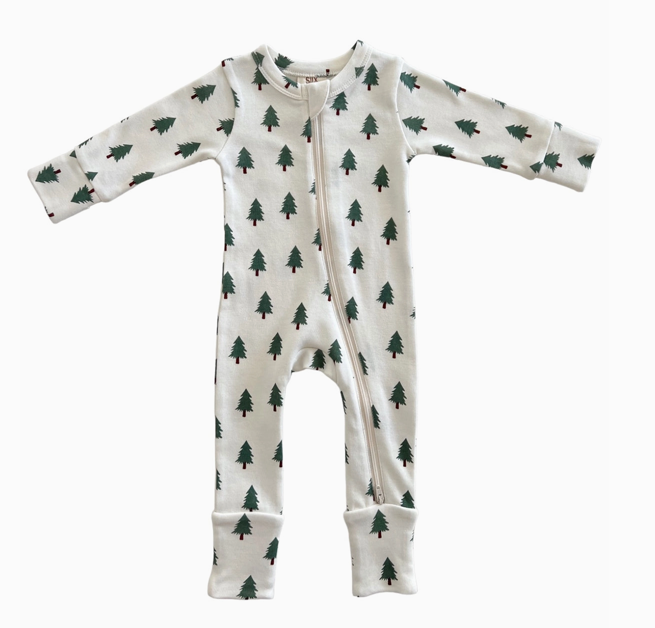Trees / Organic 2-Way Zip Romper