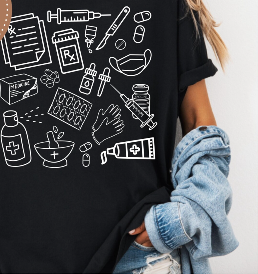 Pharmacy Doodle T-Shirt
