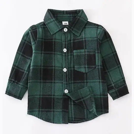 Green Flannel Shirt
