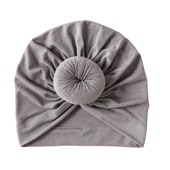 Grey Knot Turban