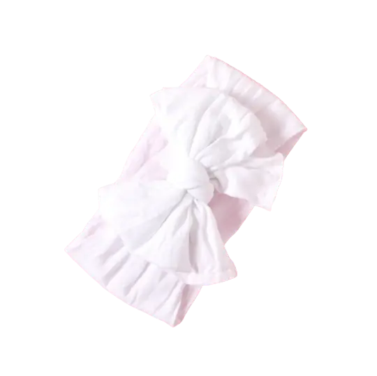 White Bow Headband