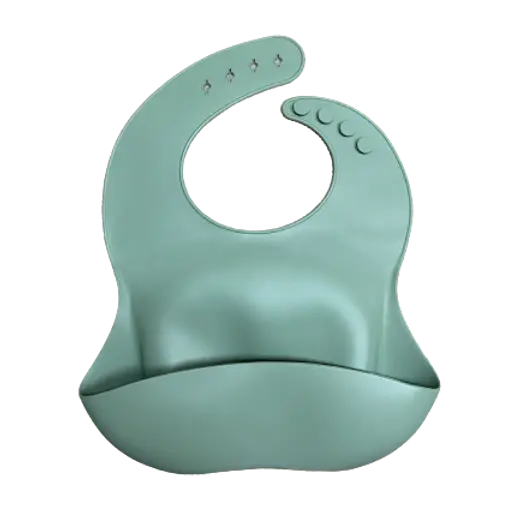 Sage Silicon Bib