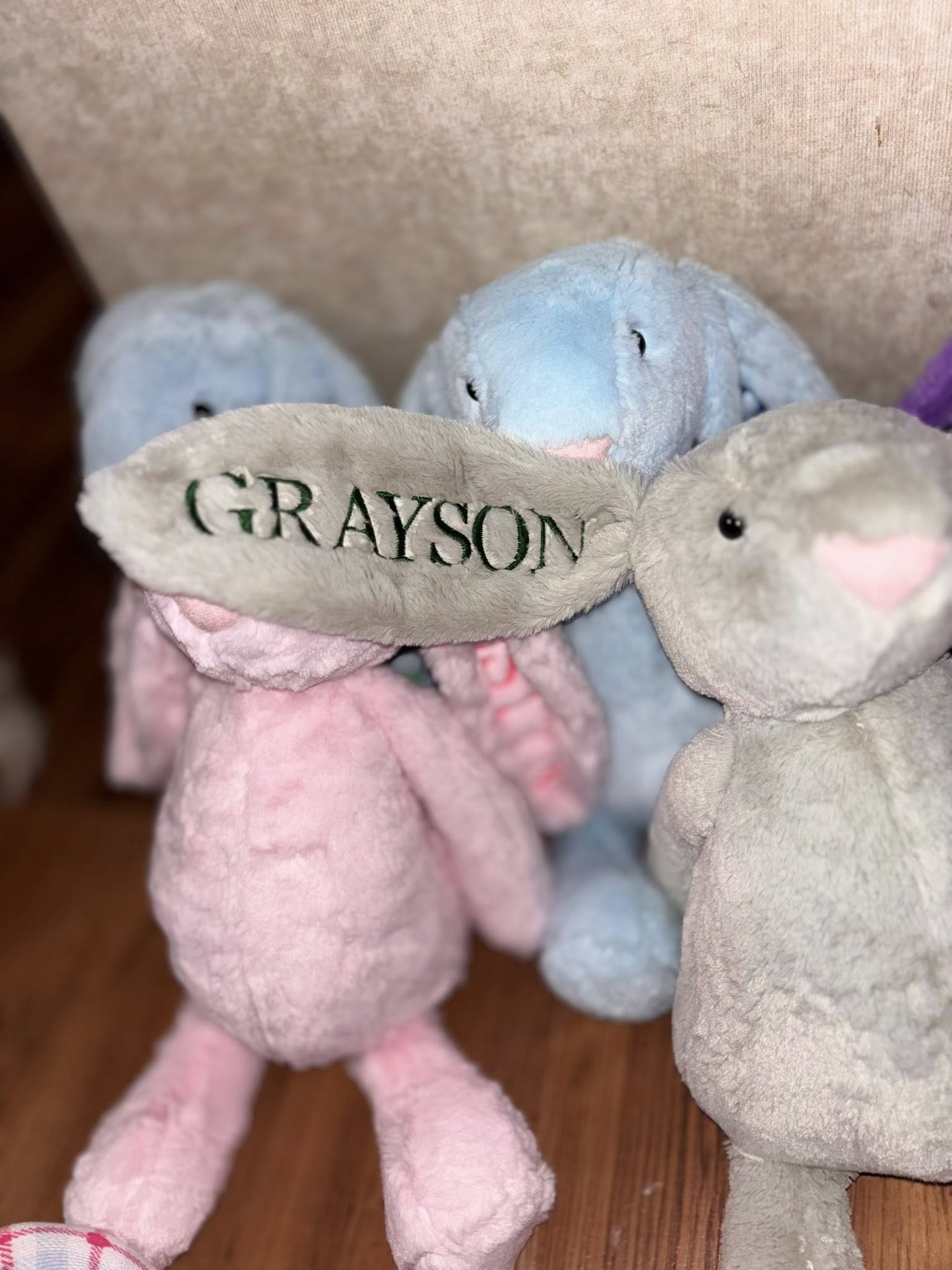 Embroidered Easter Bunny