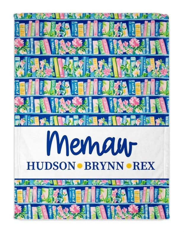 Book Worm Family Blanket