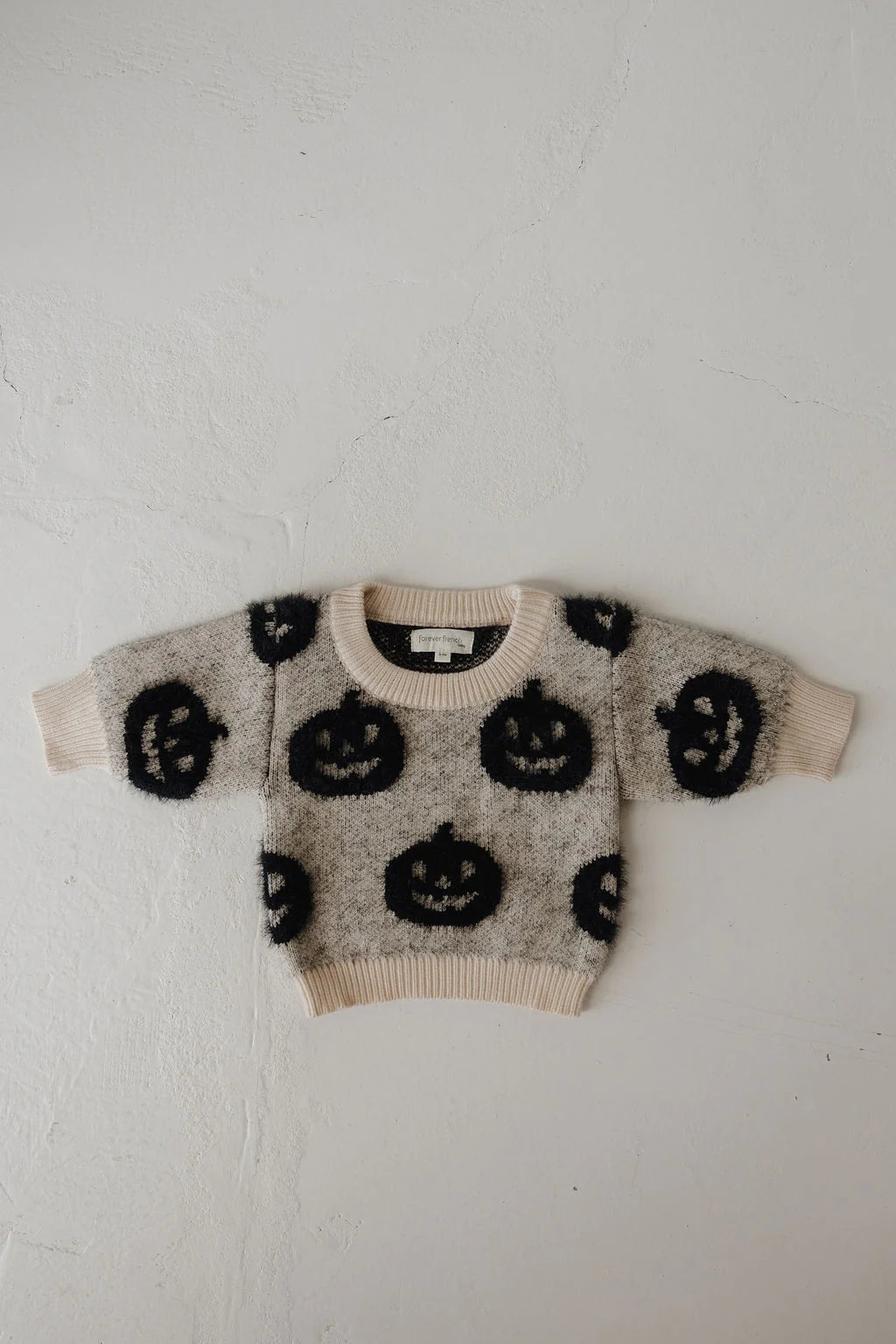 Cozy Pumpkin Sweater, Black