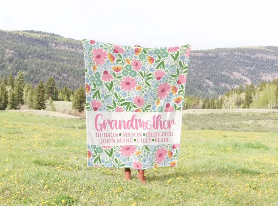 Wild Flower Family Blanket