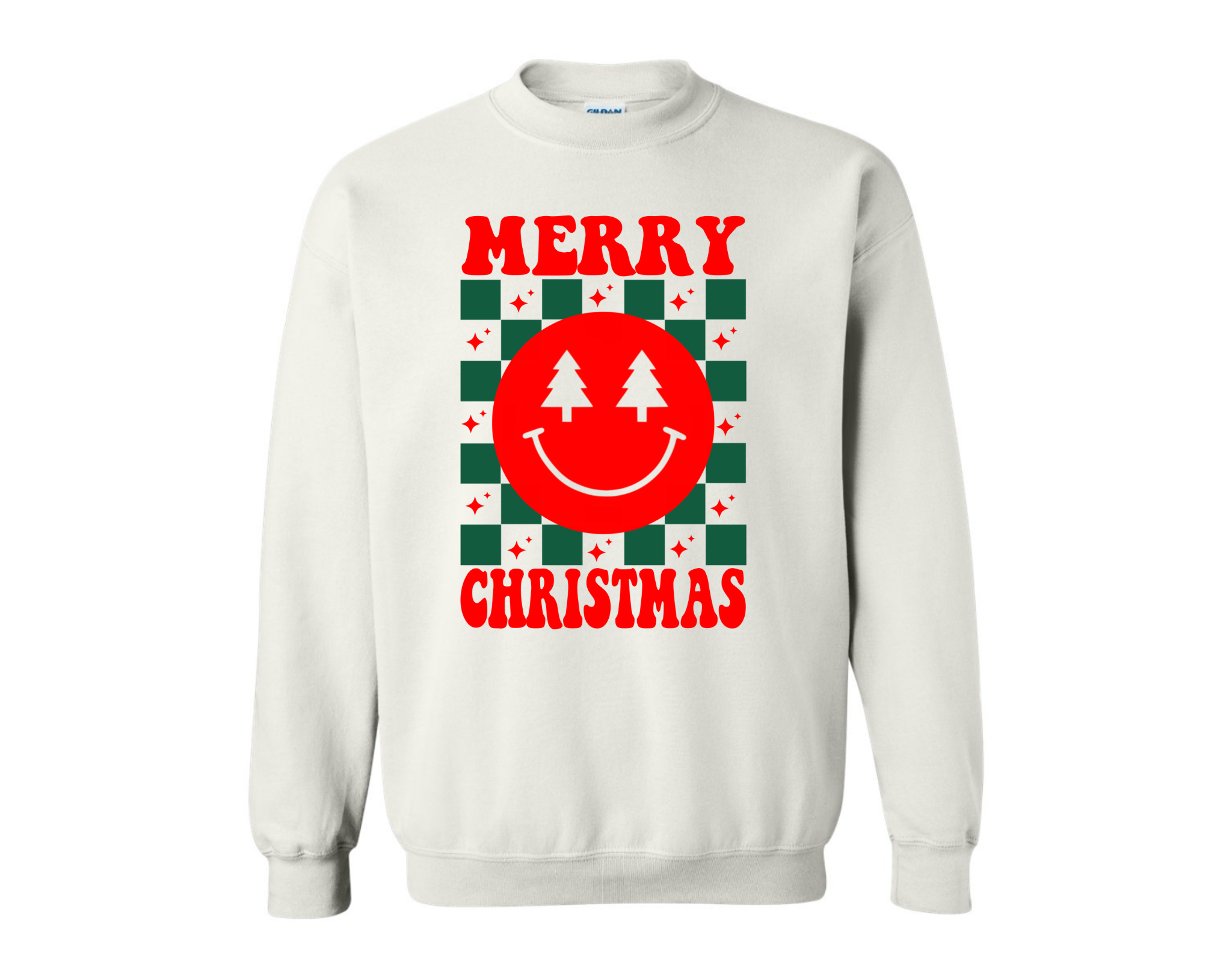 Retro Merry Christmas Crewneck Sweatshirt- Adult