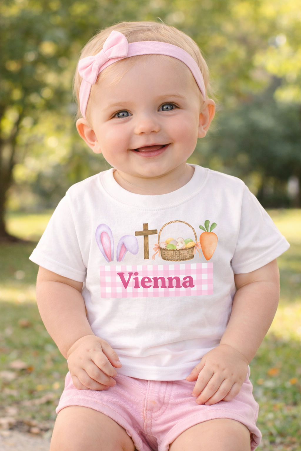 Custom Religious Easter Girl Tee