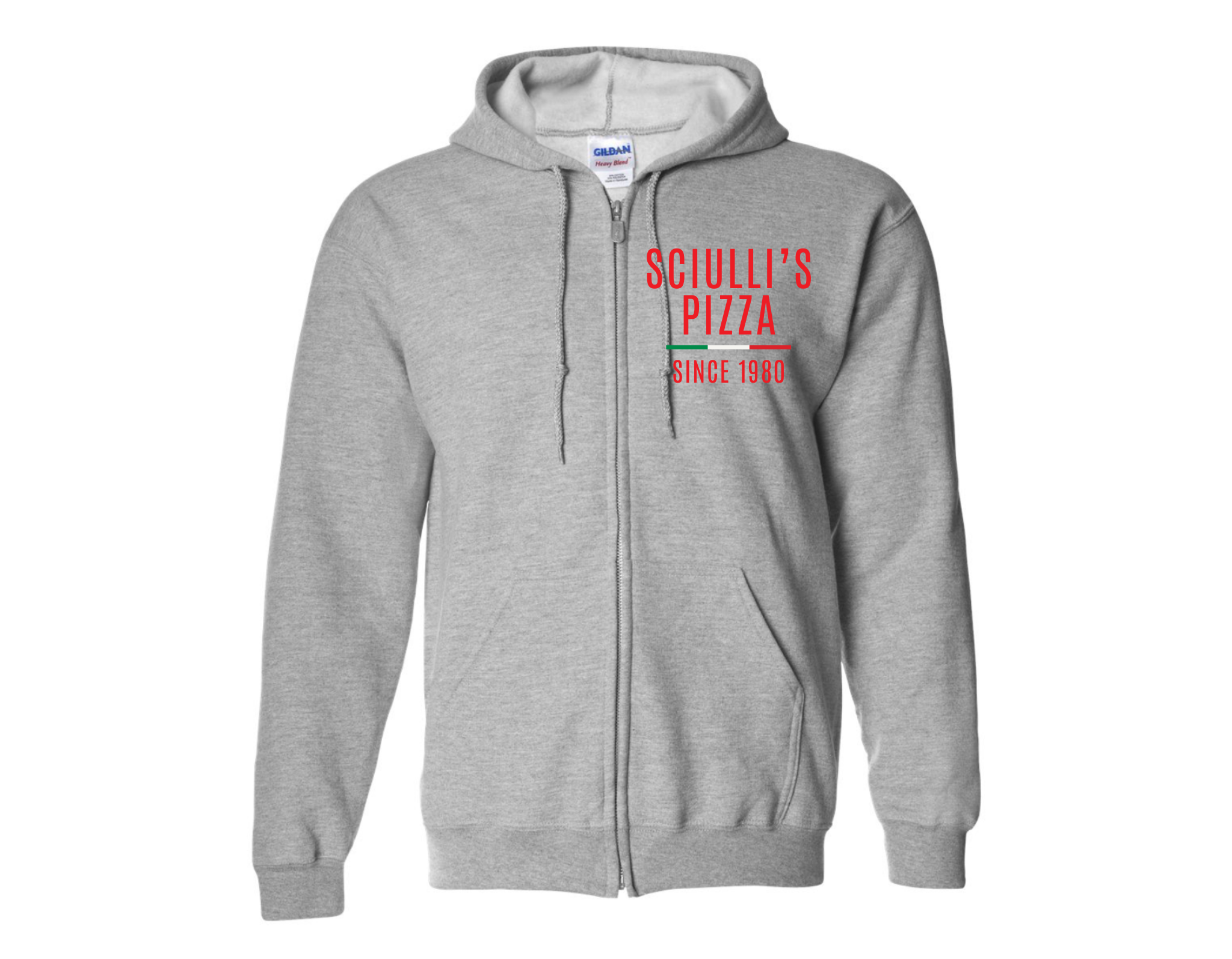 Sciulli's Pizza Sport Grey Zip-Up