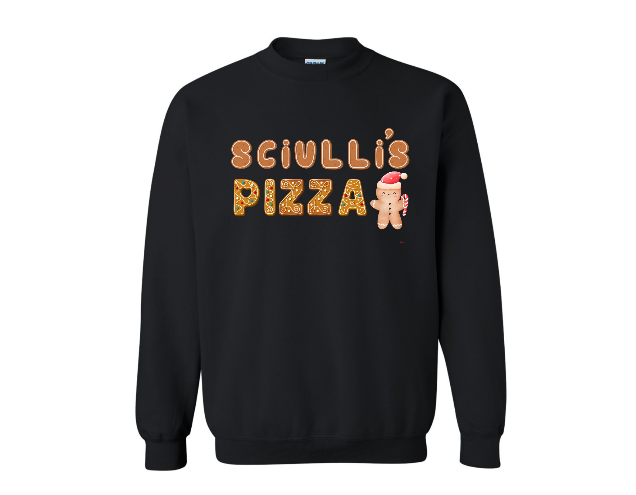 Sciulli's Pizza Gingerbread Christmas Crewneck