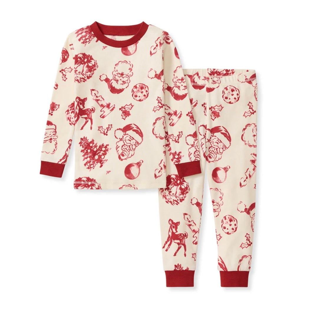 Burt's Bees Baby: Nostalgic Christmas Organic Cotton 2pc Pajamas
