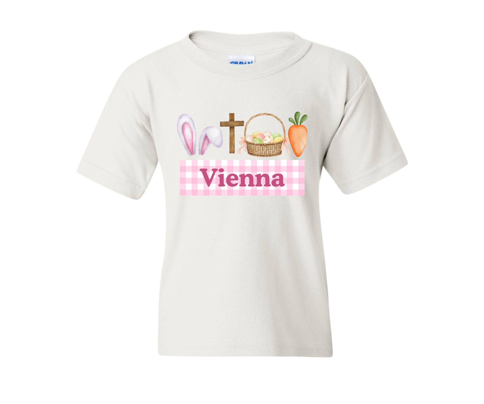 Custom Religious Easter Girl Tee