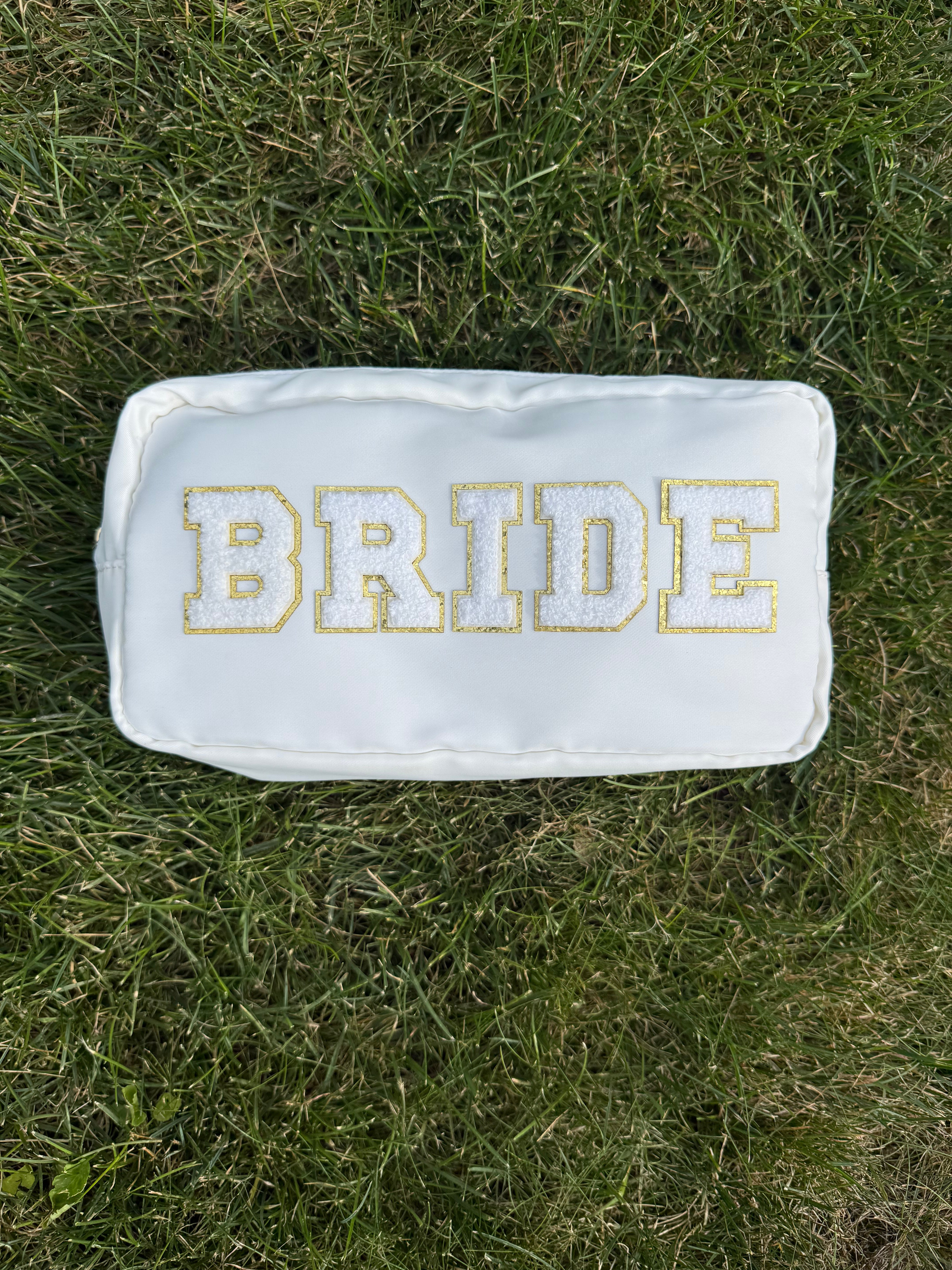 White BRIDE Pouch
