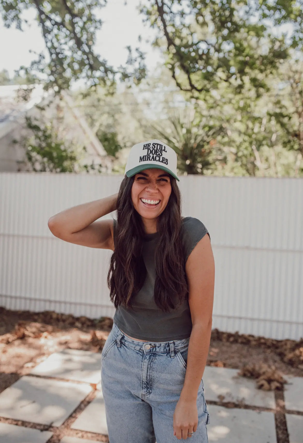 "He Still Does Miracles" Trucker Hat
