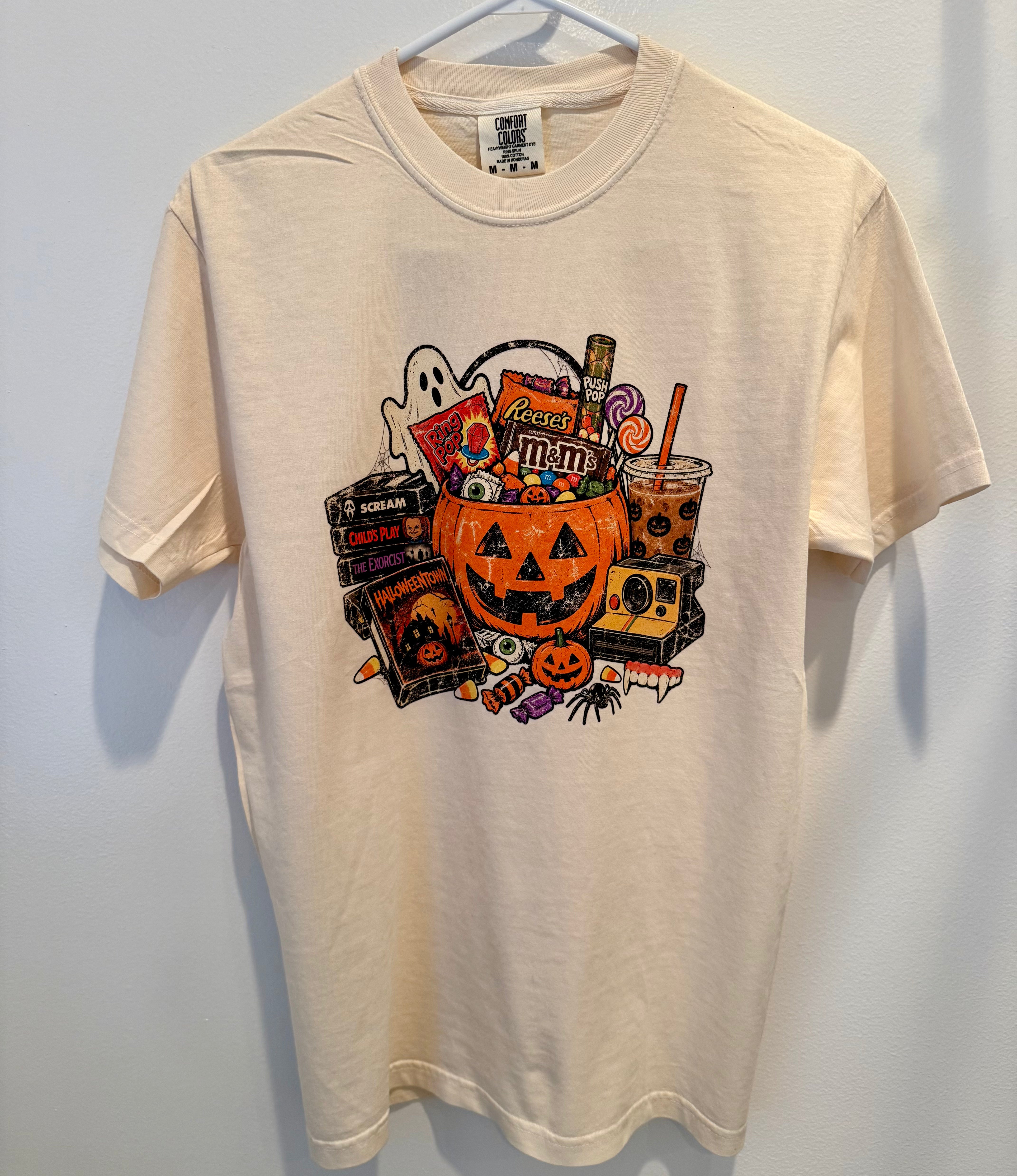 Vintage 90's Halloween T-Shirt, Ivory