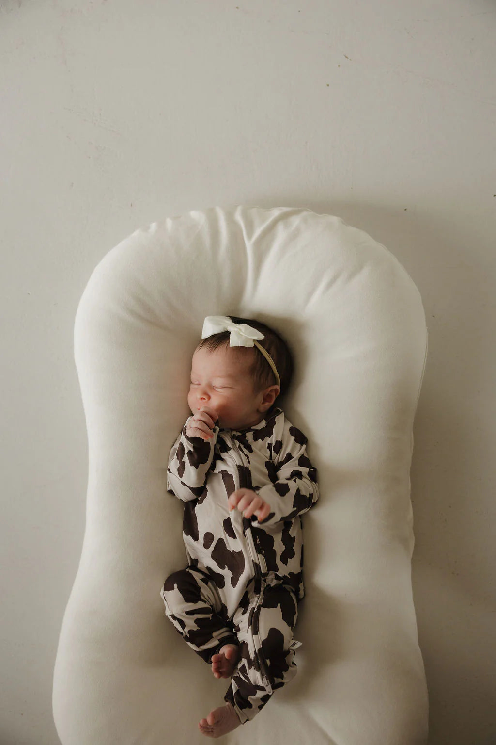FOREVER FRENCH:  Moo! Bamboo Pajamas, Bodysuit