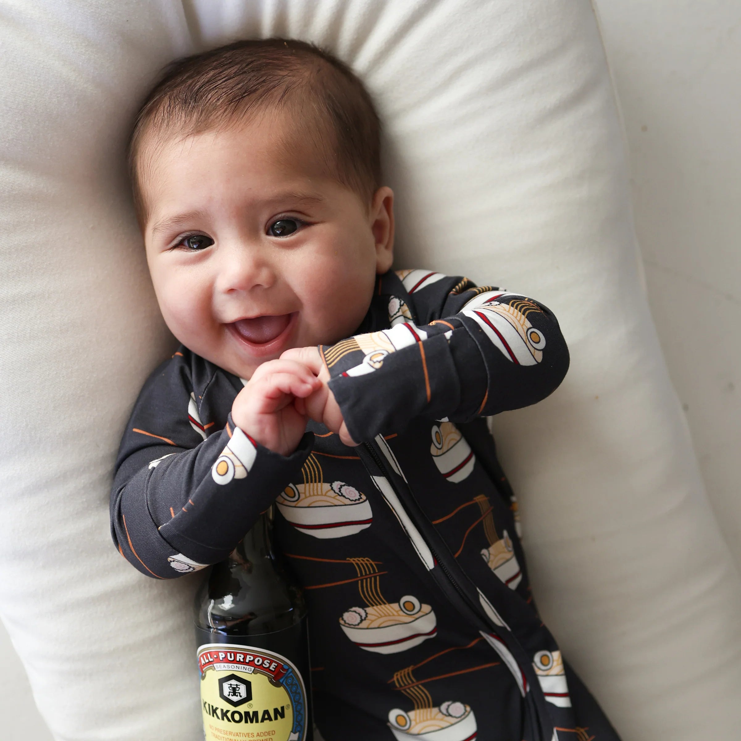 FOREVER FRENCH:  Ramen Bamboo Pajamas, Bodysuit