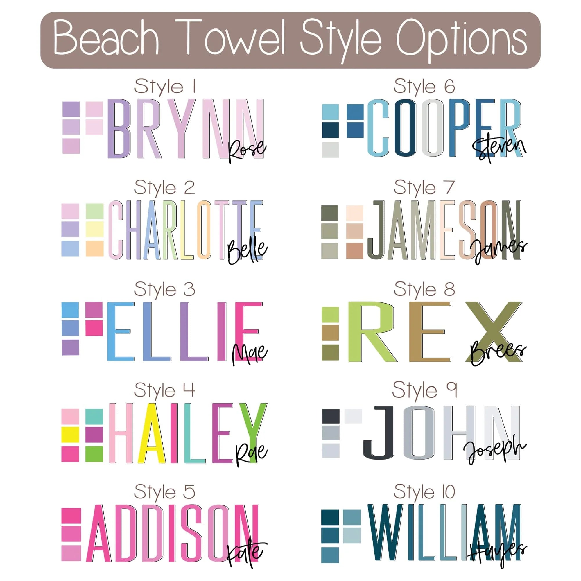 Personalized Beach Towel For Kids and Adults
