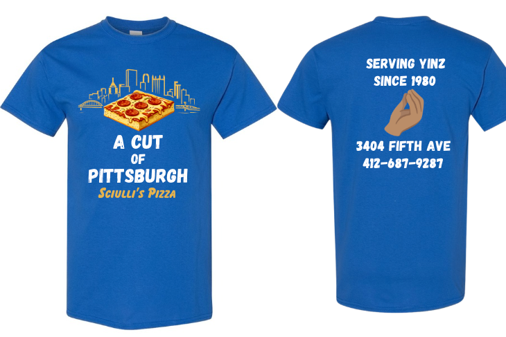 A Cut Of Pittsburgh, Sciulli's Pizza T-Shirt