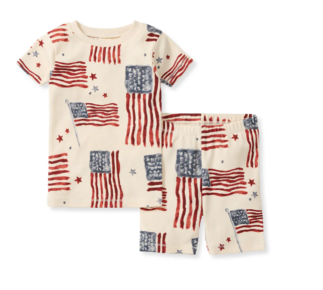 Burt's Bees Baby: American Flag Organic Cotton 2pc Pajamas
