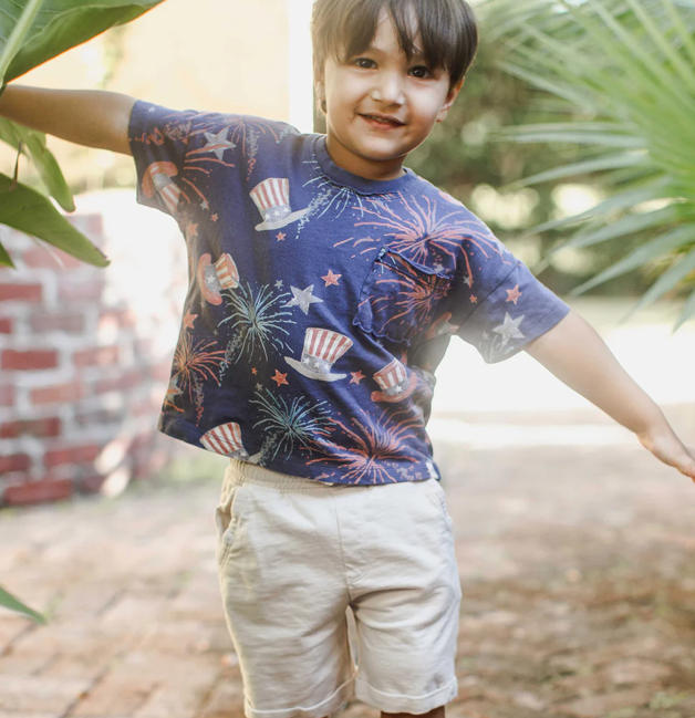 Burt's Bees Baby: Uncle Sam Tee & Shorts Set