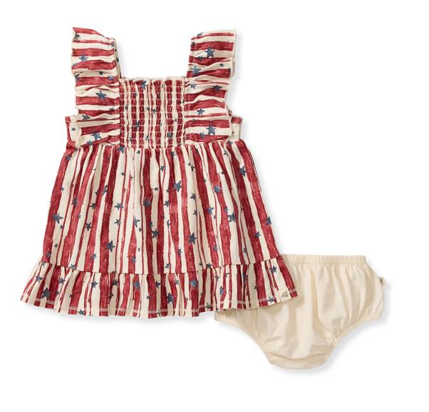 Burt's Bees Baby: Stars & Stripes Organic Cotton Dress