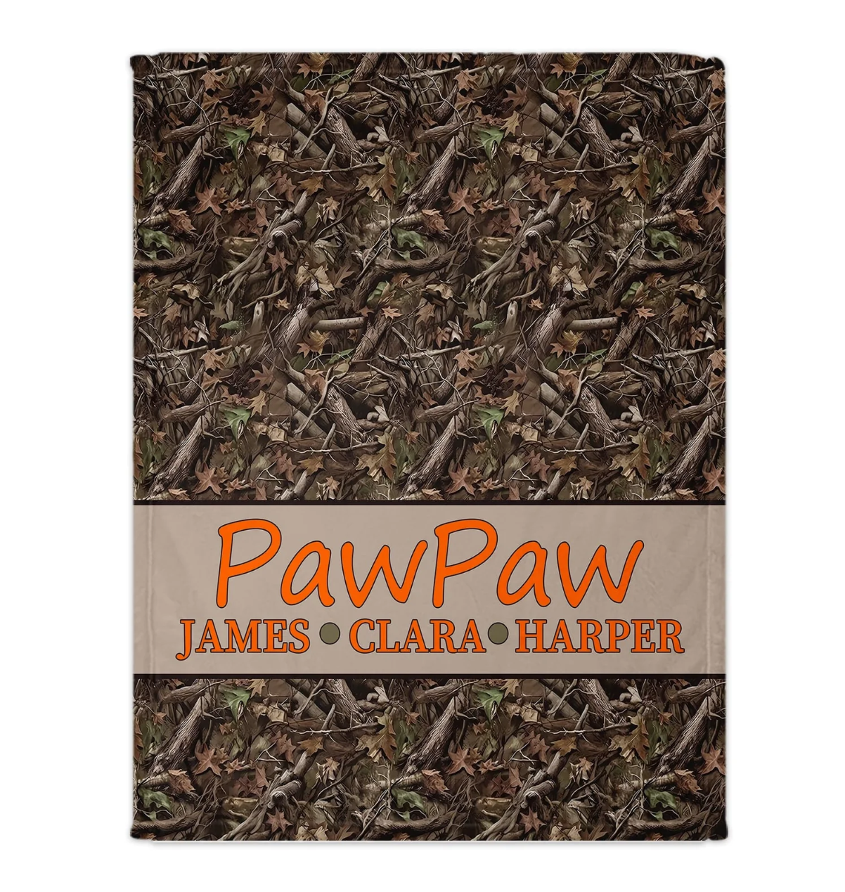 Camo Family Blanket