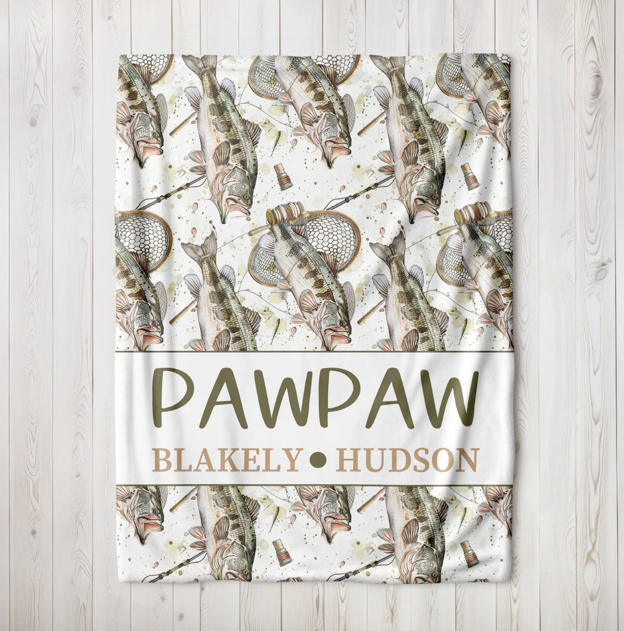 Fishing Family Blanket