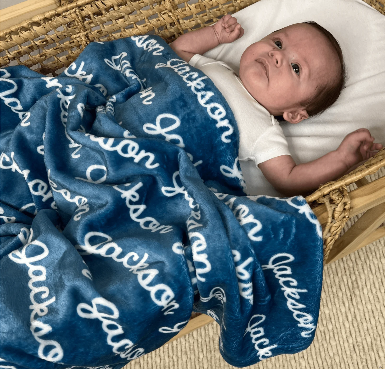 Baby Name Personalized Blanket