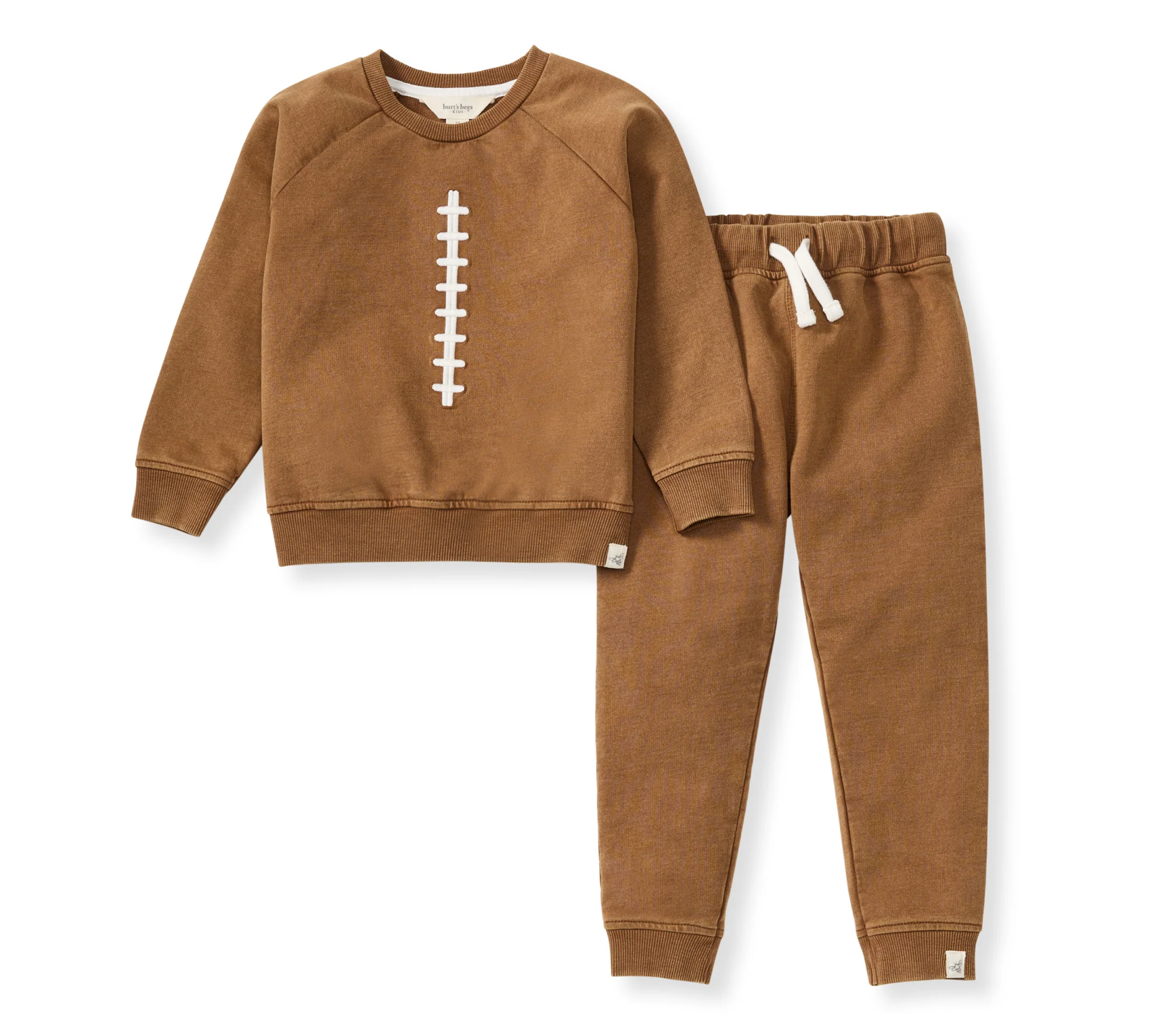 Burt's Bees Baby: Vintage Wash Football Sweatshirt Set