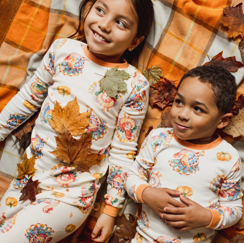 Burt's Bees Baby: Turkey Day Organic Cotton 2pc Pajamas