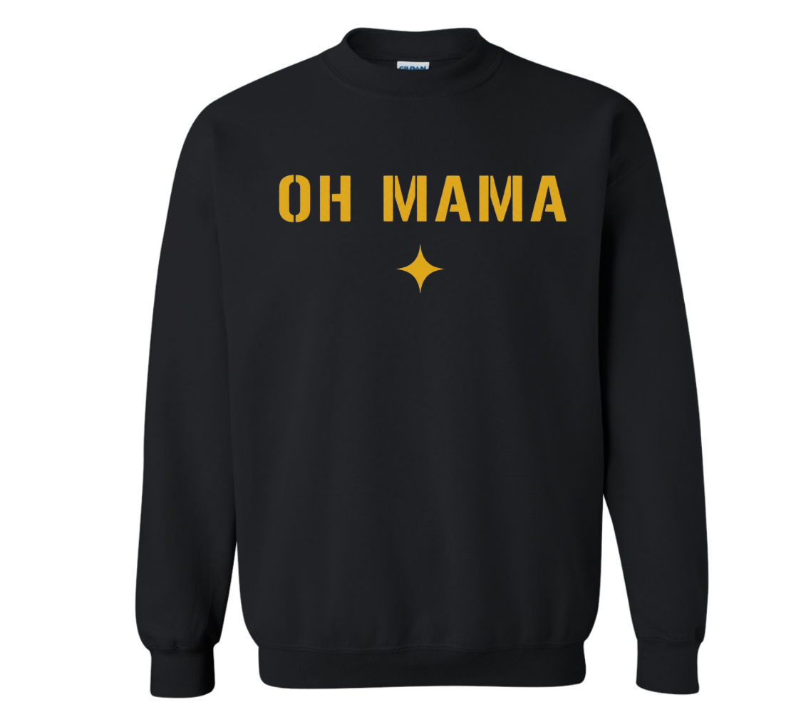 OH MAMA Sweatshirt- Black