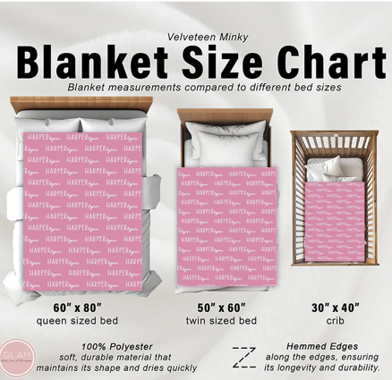 Font Duo Personalized Blanket