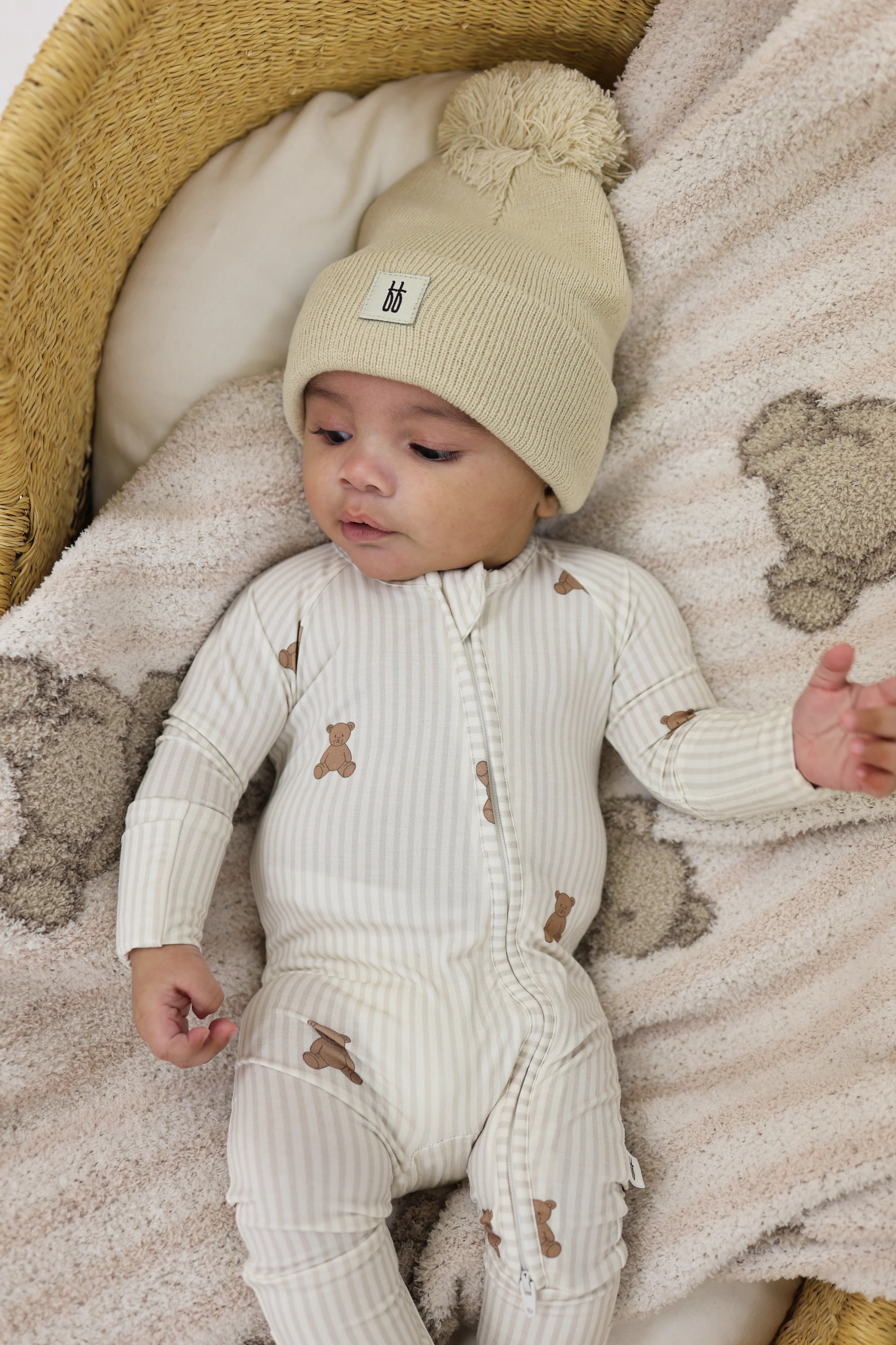 FOREVER FRENCH:  Teddy Bamboo Pajamas, Bodysuit