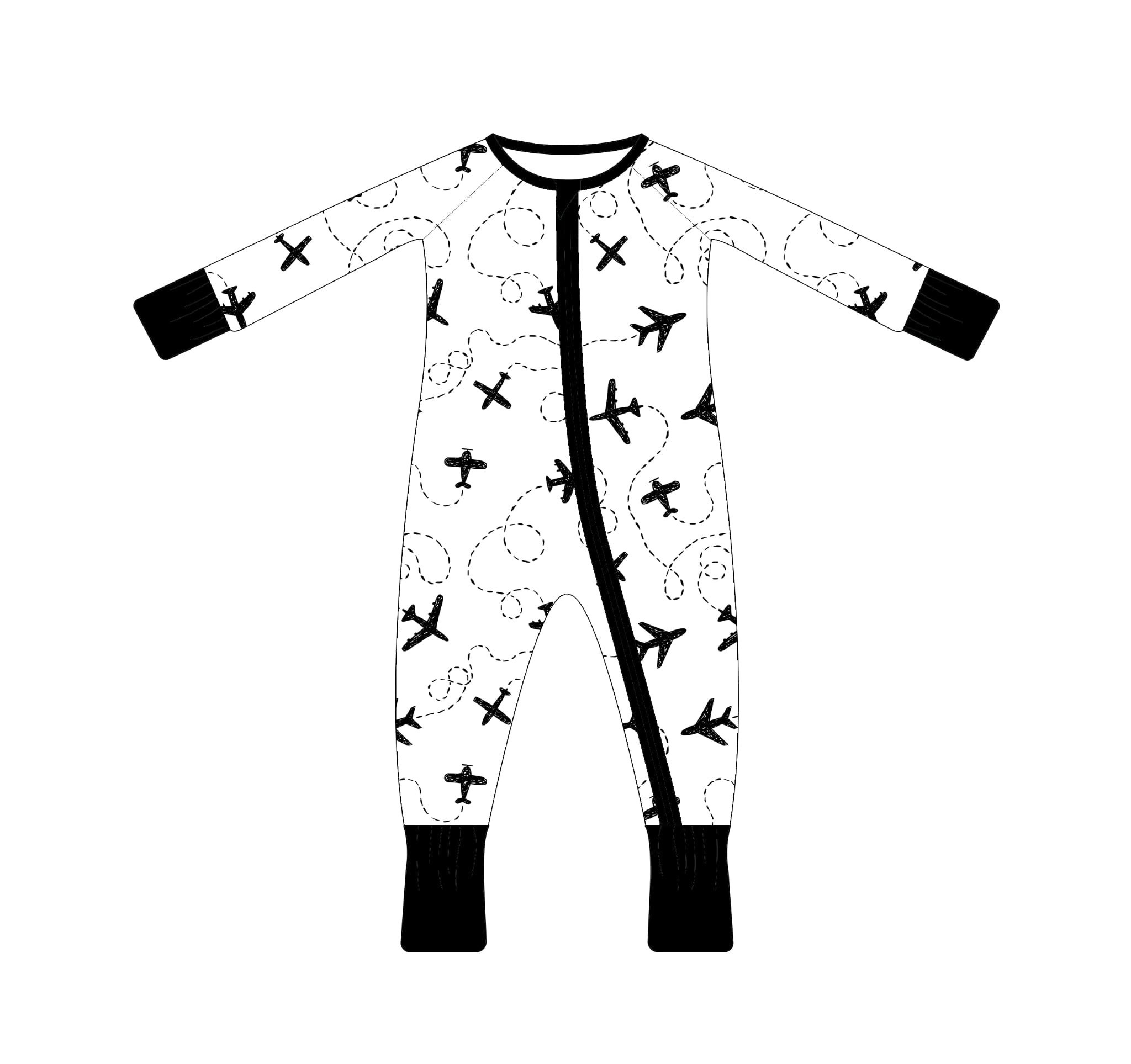 Pre-Order: Little Aviator Bamboo Pajamas, Bodysuit