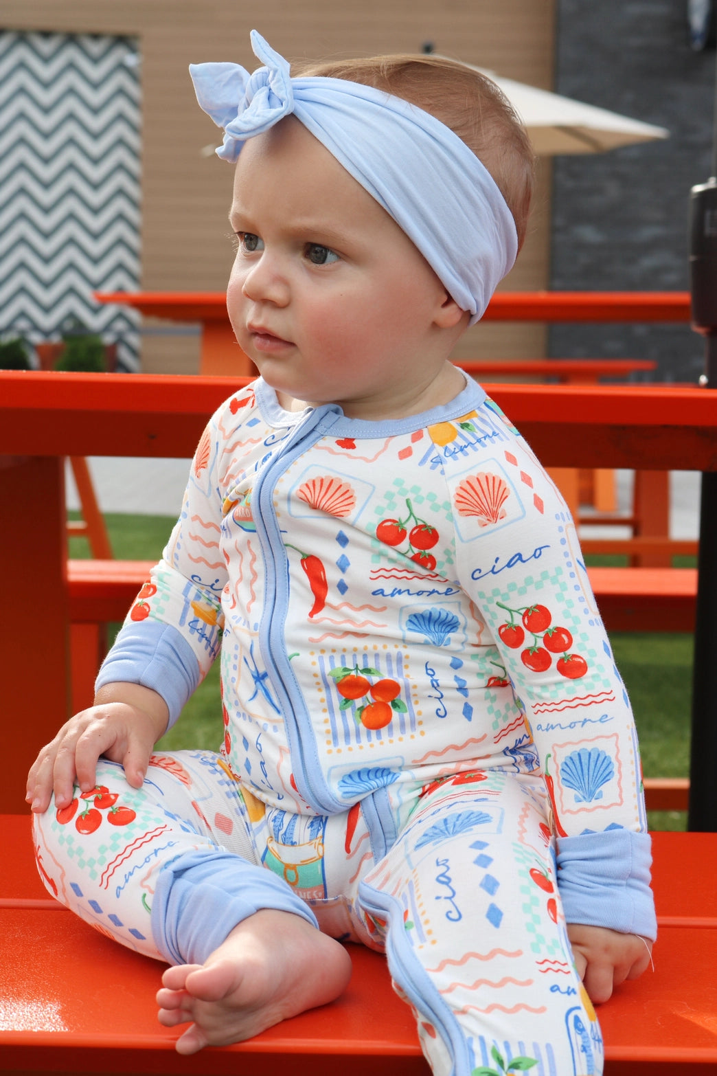 Ciao Baby Bamboo Zip Pajamas