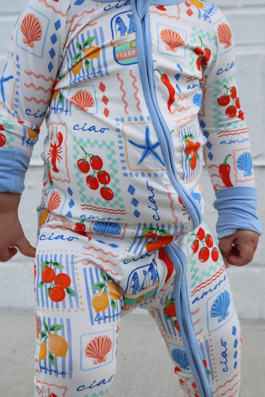 Ciao Baby Bamboo Zip Pajamas